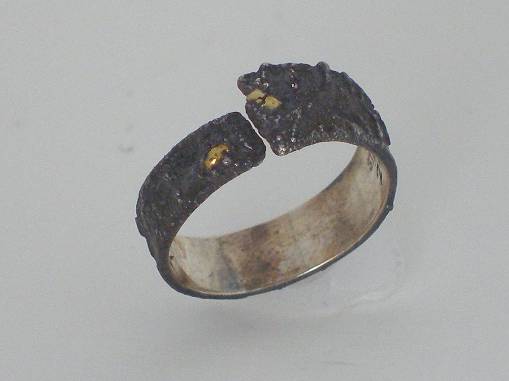Hand made black silver