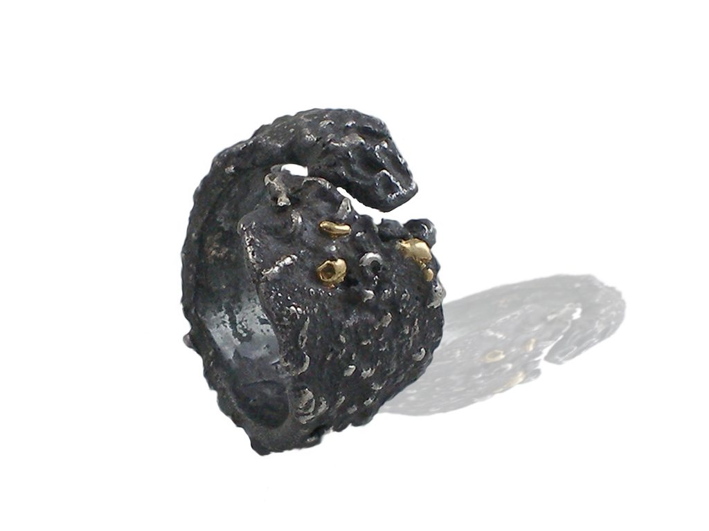 Hand made black silver