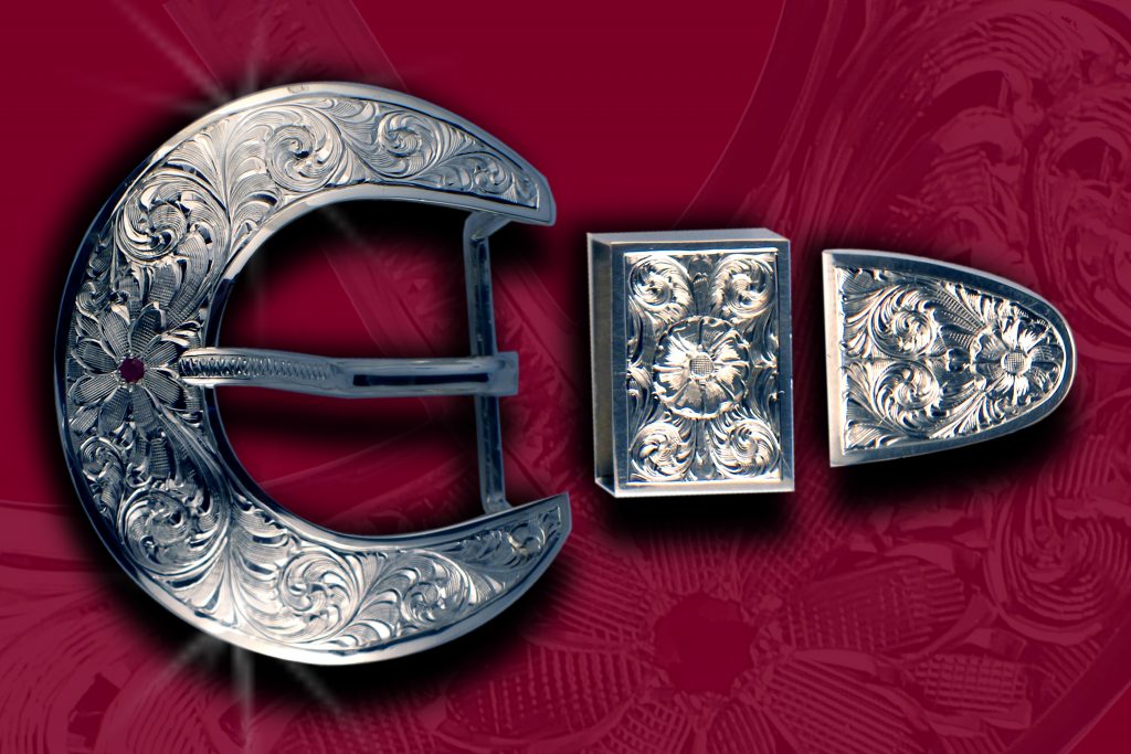 Hand engraved buckle
